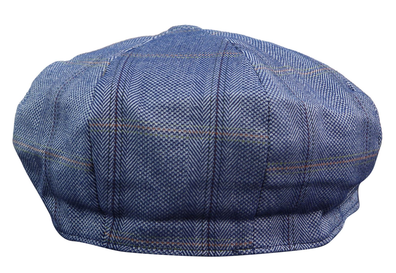 Men's 8 Panel Peaky BlindersTweed Flat Cap - Cavani Connall
