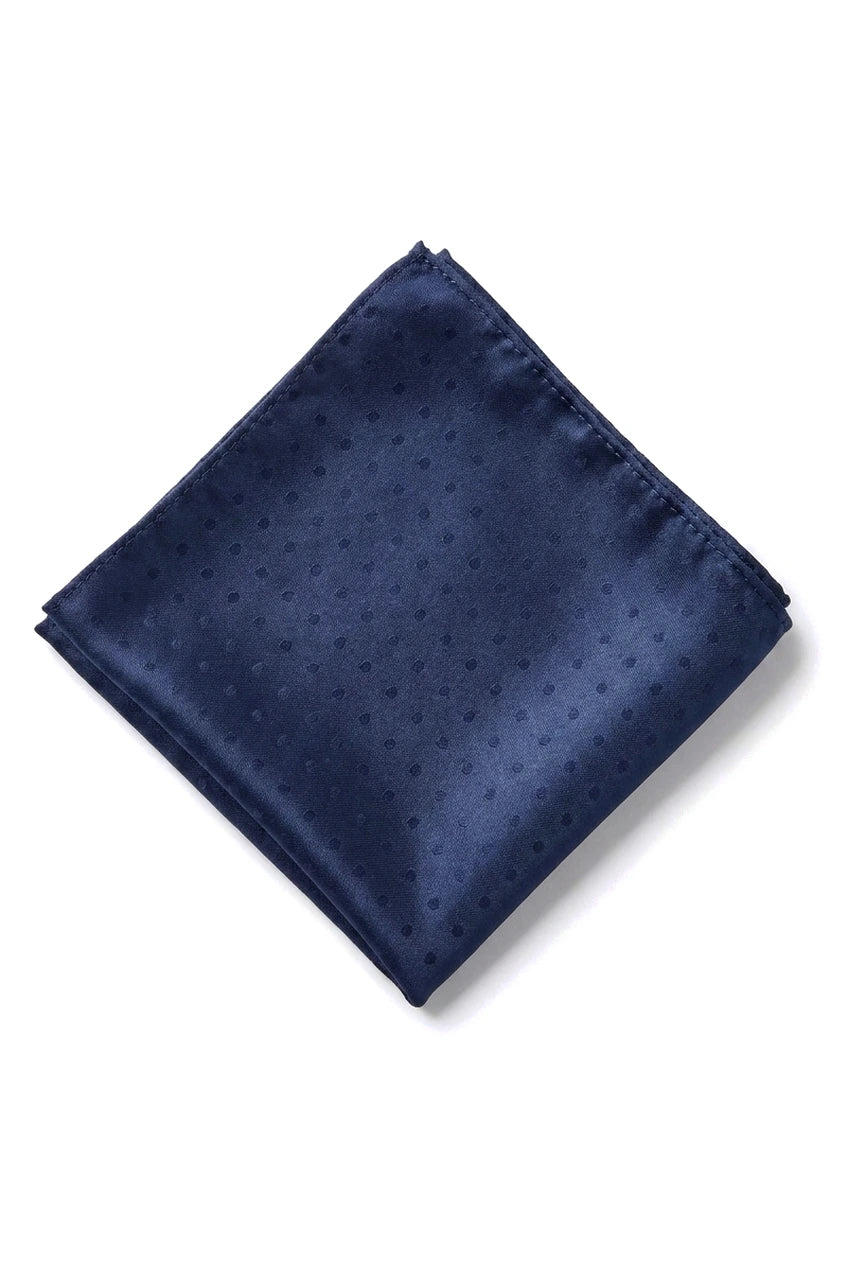 Cavani Satin Slips - Herre Matchende Satin Silkeslips Lommetørklæde & Slipsenål Polkaprikker Bryllupsgala Kontor