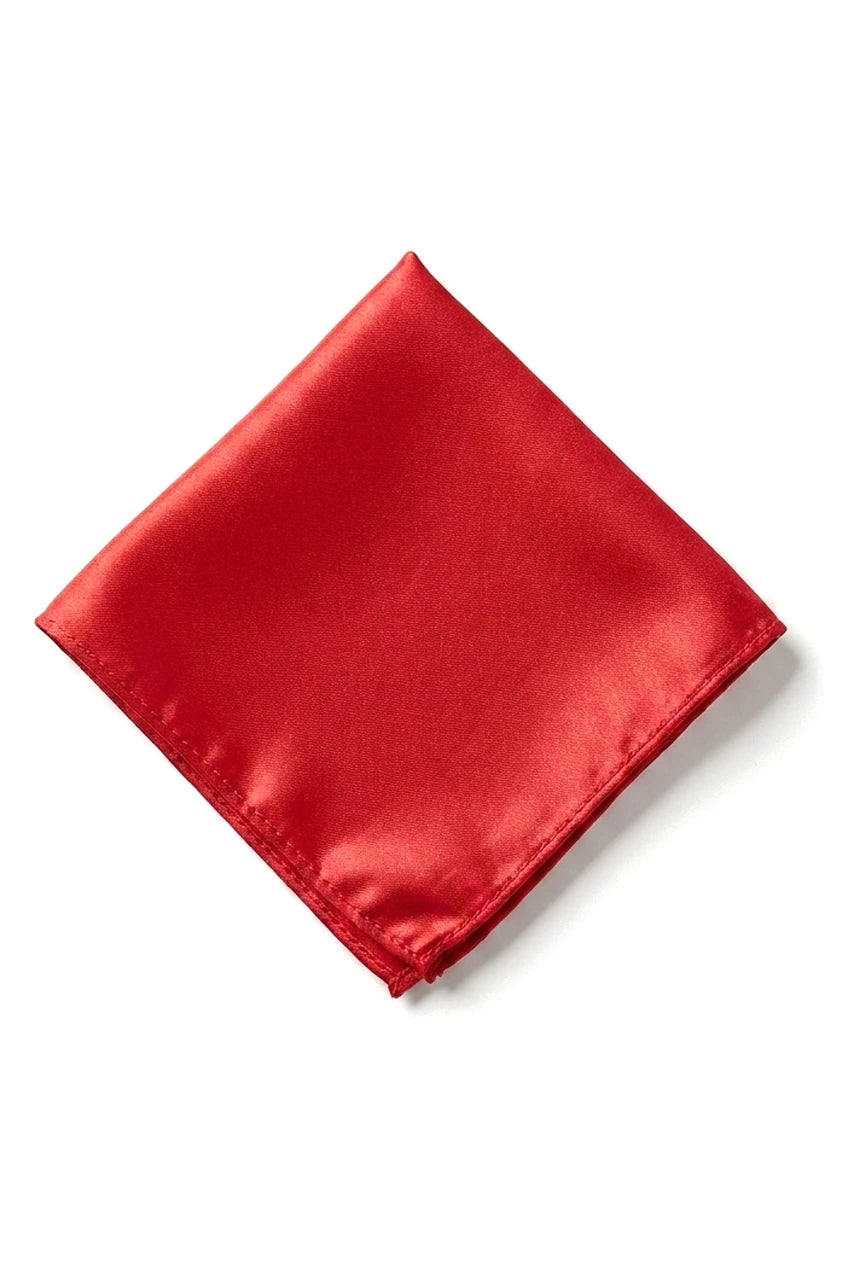 Cavani Satin Slips - Herre Matchende Satin Silkeslips Lommetørklæde & Slipsenål Polkaprikker Bryllupsgala Kontor