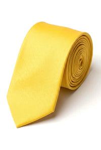Cavani Satin Slips - Herre Matchende Satin Silkeslips Lommetørklæde & Slipsenål Polkaprikker Bryllupsgala Kontor