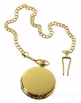 Classic 1920's Vintage Peaky Blinders Pocket Watch with Chain-Gold