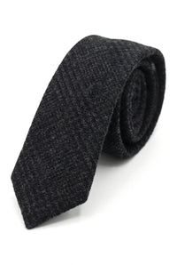 Sammenlign farve Herre Tweed Sildebensslips Lommeklud Ternet Klassisk Sort Farve