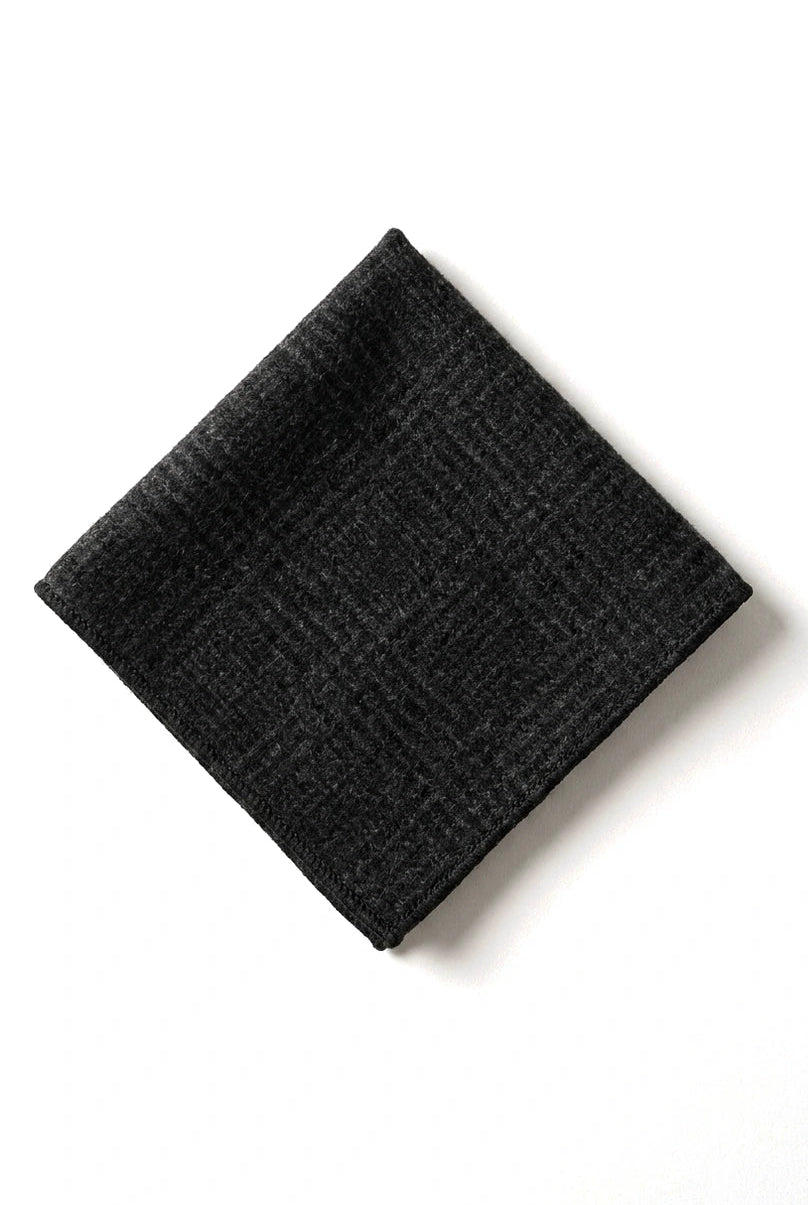 Sammenlign farve Herre Tweed Sildebensslips Lommeklud Ternet Klassisk Sort Farve