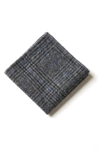 Sammenlign farve Herre Tweed Sildebensmønster Grå Lommeklud Ternet Klassisk