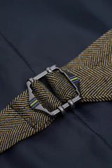 Damon - Olivengrøn dobbeltradet vest til mænd