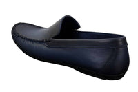 Mens Real Leather Designer Slip On Loafers Smart Casual Shoes Vintage Retro