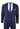 Mens Navy Check 3 Piece Suit Red Edinson Marc Darcy Classic Vintage Wedding