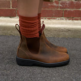 Endura 303 - Brune Chelsea-støvler i læder