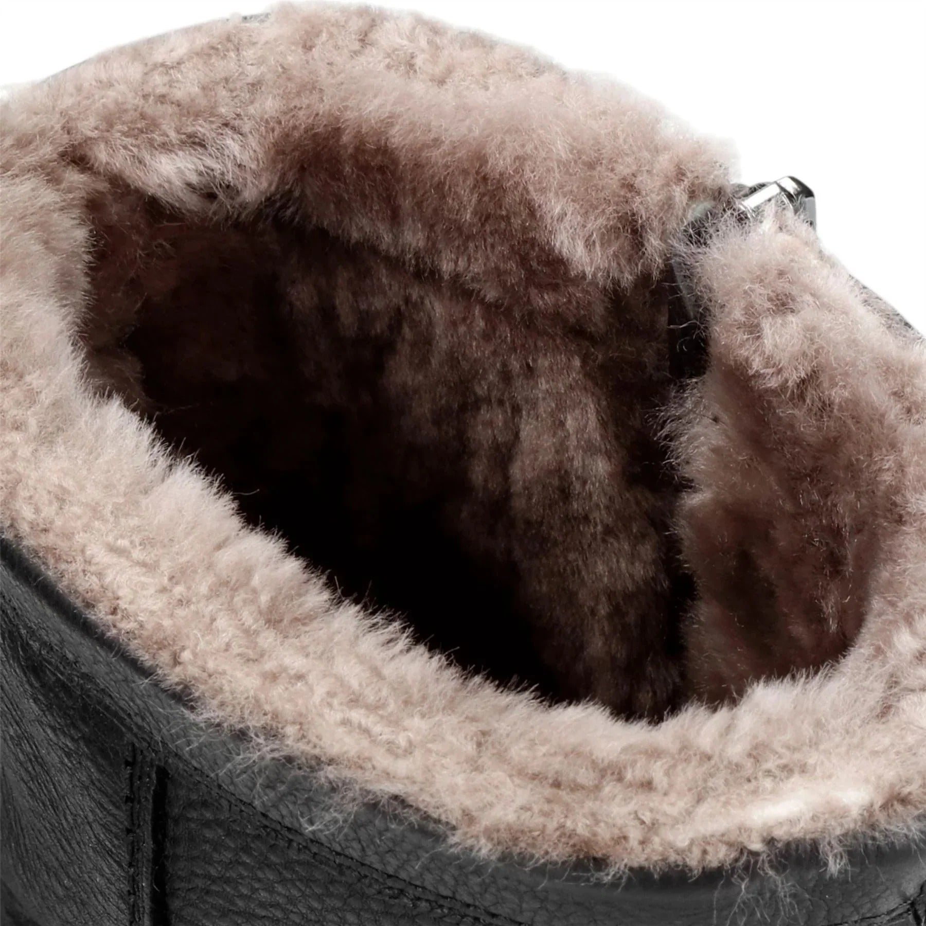 Fedro Igloo C3 - Herre sorte vandtætte læderankelstøvler