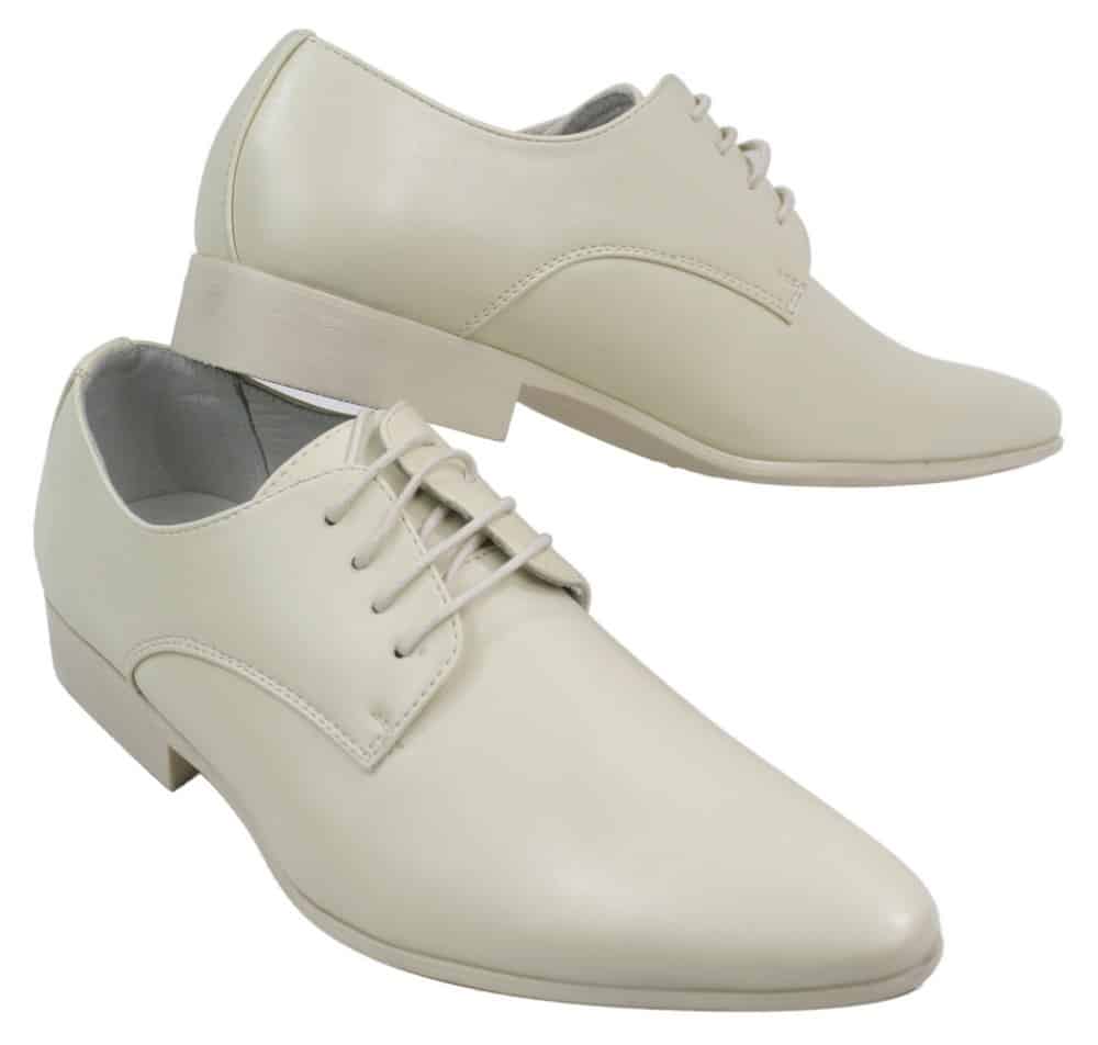Mens Blue Black Cream Beige Leather Italian Design Shoes Pointed Laced Smart