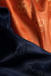 Sort herrejakkesæt i 3 dele med paisleymønster i fløjl