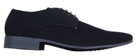 Mens Black Nubuck PU Suede Shoes