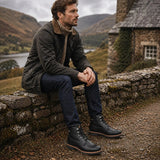 Glasgow GTX C3 - Herre sorte vandtætte læderankelstøvler
