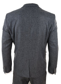 Grey Tweed 3 Piece Suit