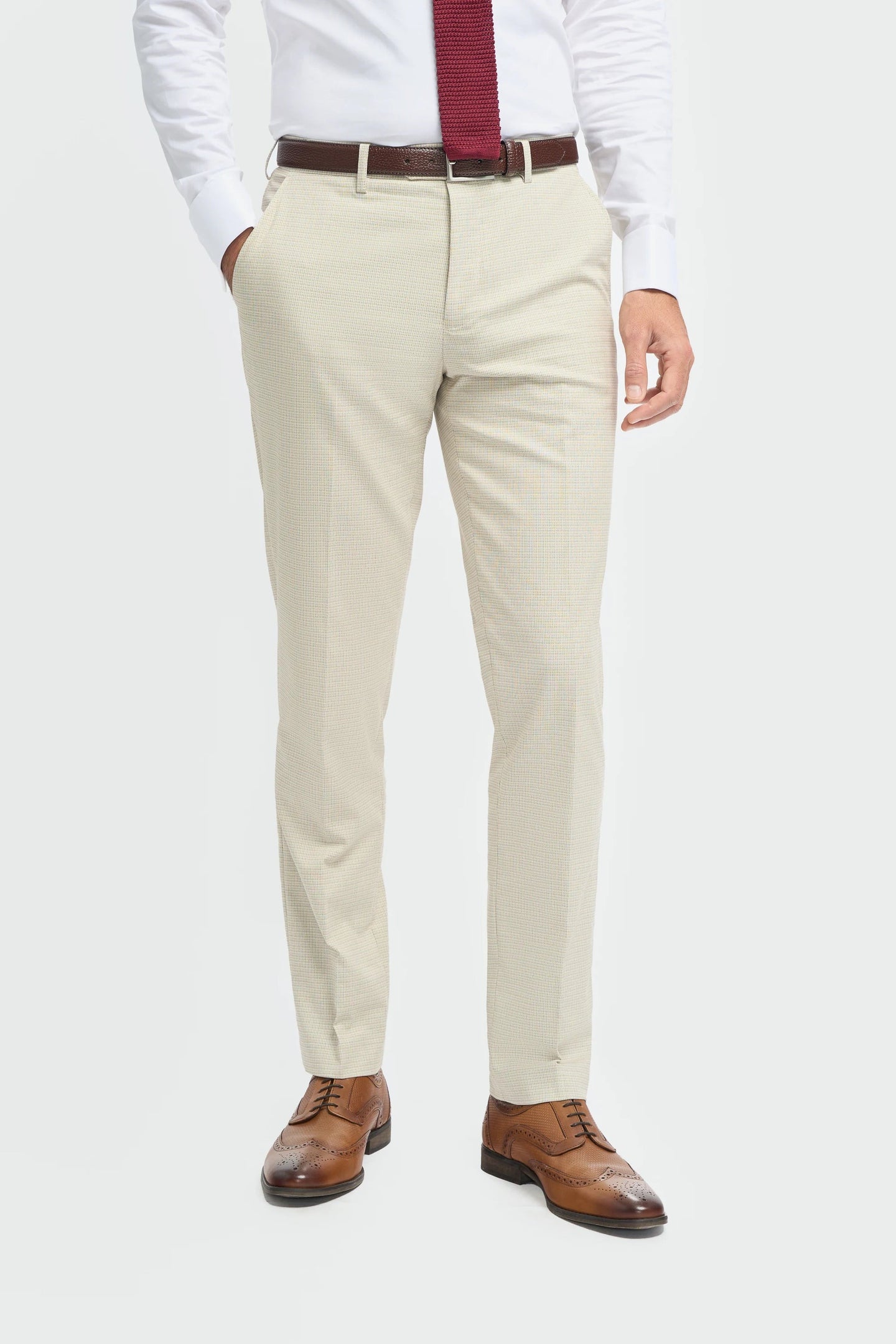 Hampton - Beige herrebukser