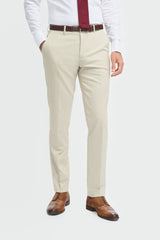 Hampton - Beige herrebukser