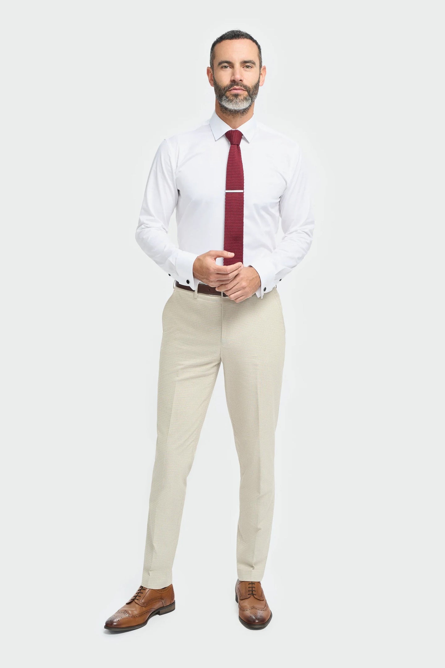 Hampton - Beige herrebukser