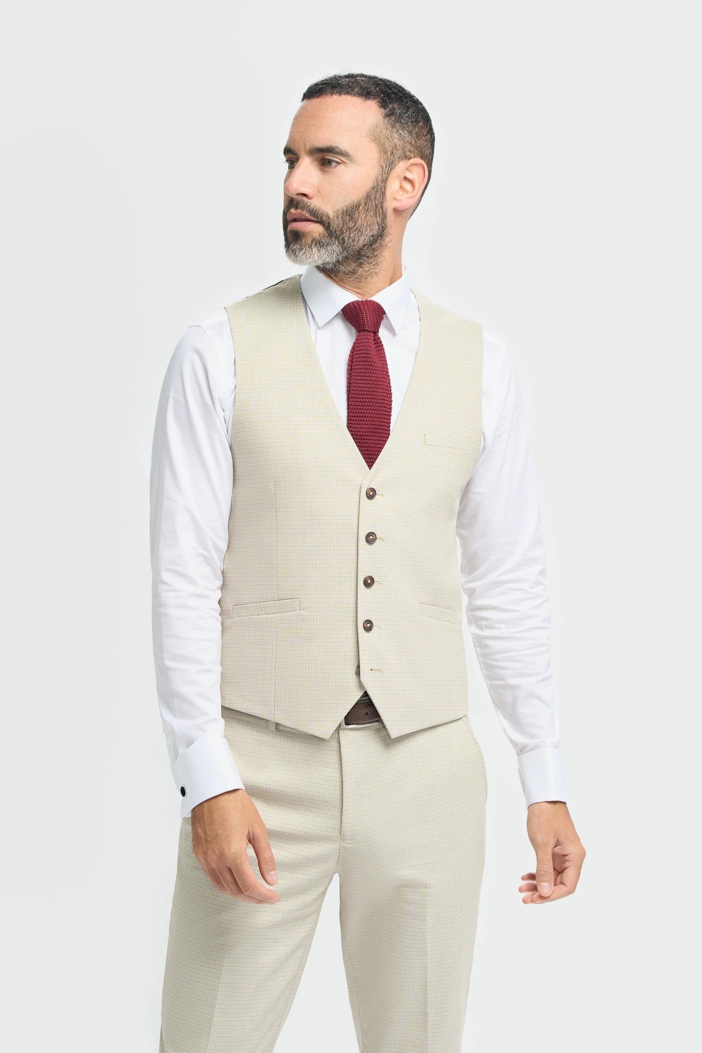 Hampton - Beige vest til mænd