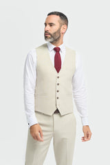 Hampton - Beige vest til mænd