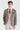 Harris Brown Tweed Suit med Kontrastfarvet Vest og Bukser i Sten