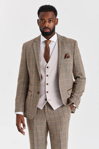 Harris Brown Tweed-jakkesæt med Mayfair-stenvest