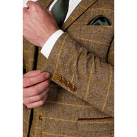 Harris - Men's Brown Tweed Blazer