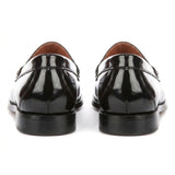Joseph - Herre Sorte Penny Højglanspolerede Loafers