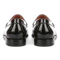Joseph - Herre Sorte Penny Højglanspolerede Loafers