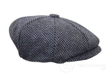 Kids Peaky Blinders Newsboy Tweed Herringbone 8 Panel Hat