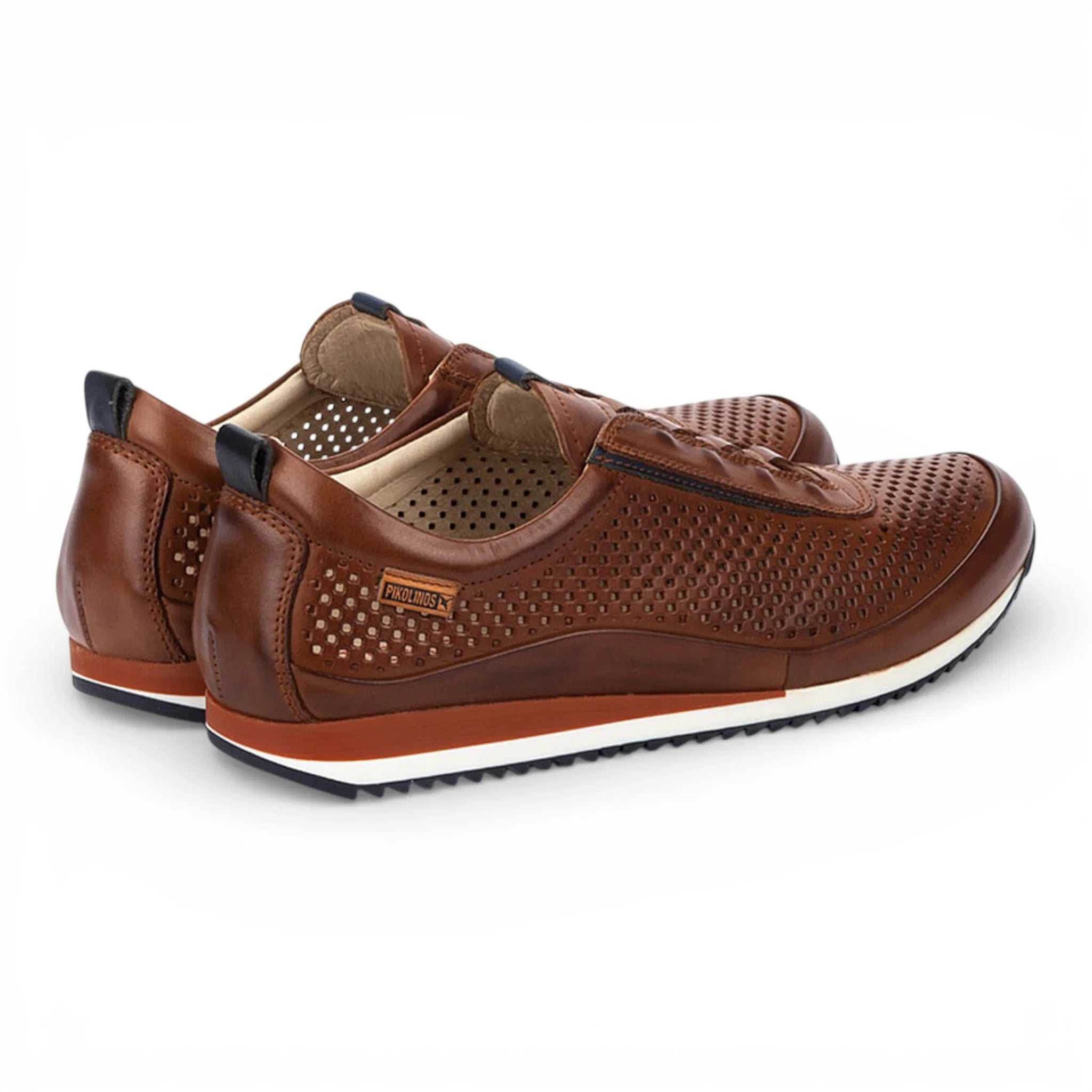 Liverpool - Herre Brune Læder Elastiske Slip-on Sneakers