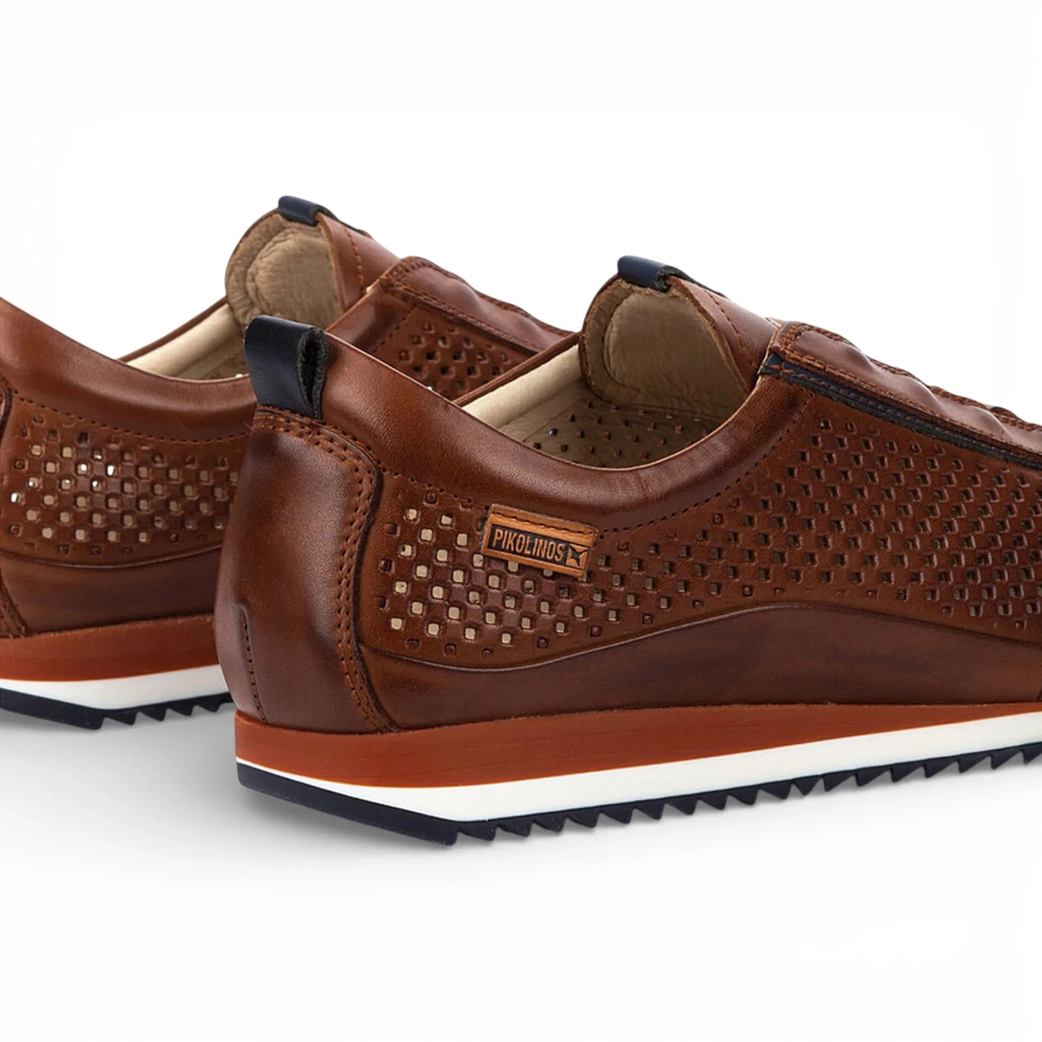 Liverpool - Herre Brune Læder Elastiske Slip-on Sneakers