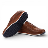 Liverpool - Herre Brune Læder Elastiske Slip-on Sneakers