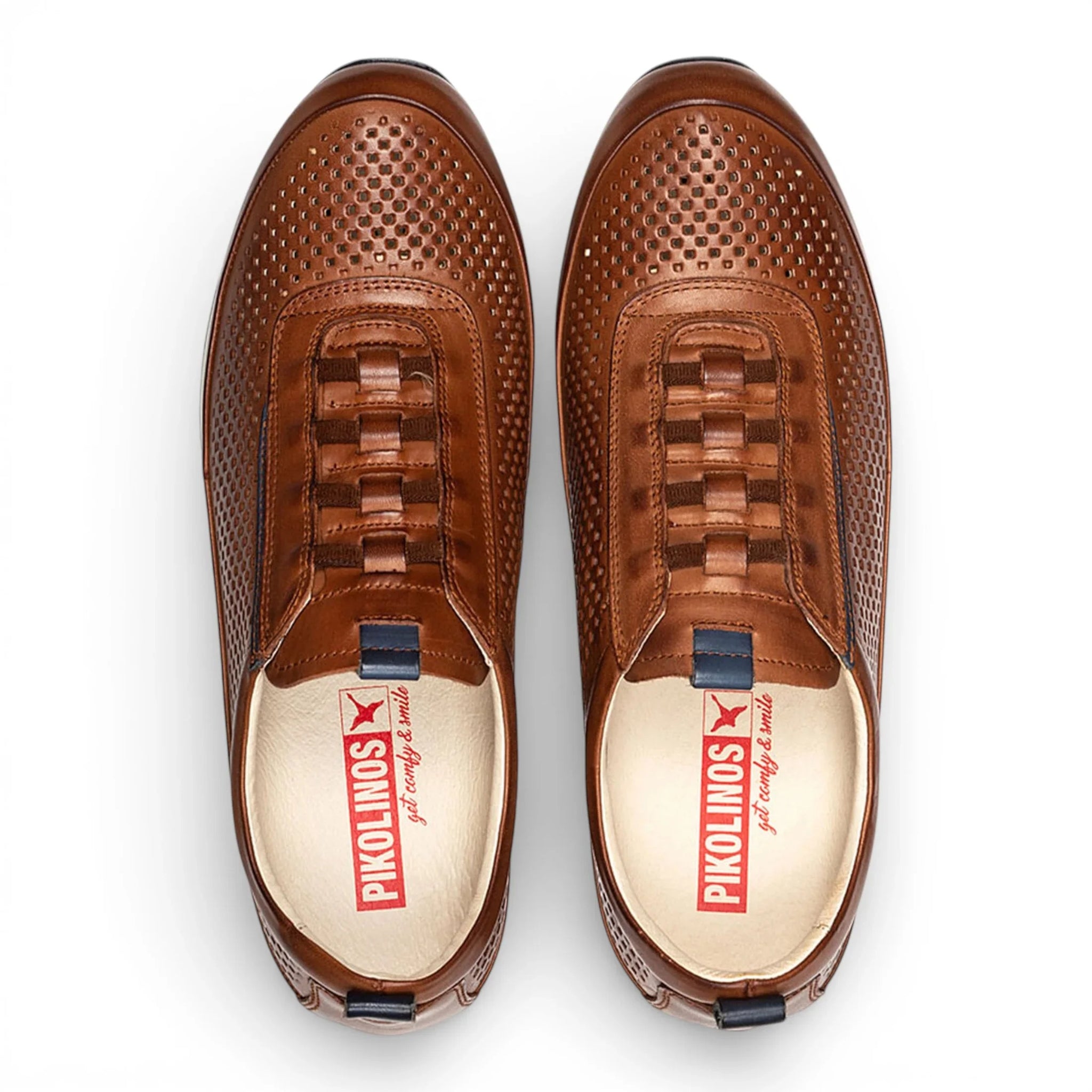 Liverpool - Herre Brune Læder Elastiske Slip-on Sneakers