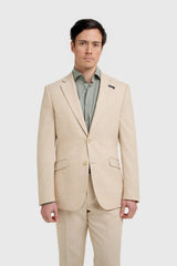 Malibu - Herre Beige Tekstureret Blazer