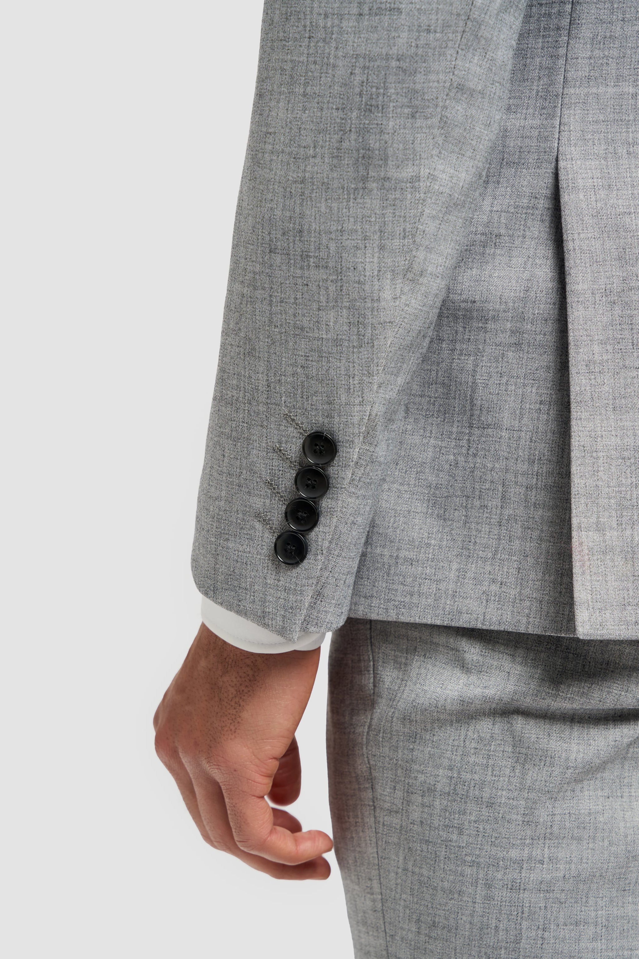 Malibu - Herre grå skræddersyet blazer