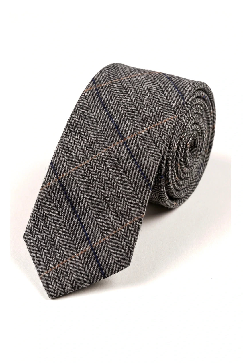 Marc Darcy Herre Tweed Sildebensmønstret Marc Darcy Slips Classic Vintage Retro DX7