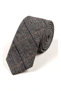 Marc Darcy Herre Tweed Sildebensmønstret Marc Darcy Slips Classic Vintage Retro DX7