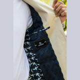 Mario - Men's 2 Piece Summer Suit Beige Office Wedding Classic Italian