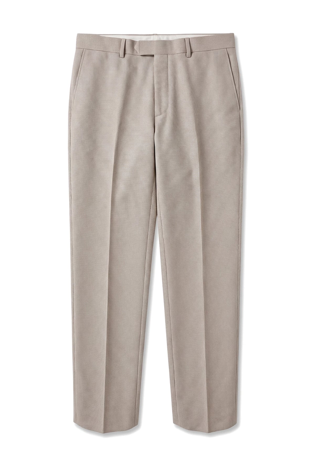 Mayfair - Herre Beige Birdseye Formelle Bukser