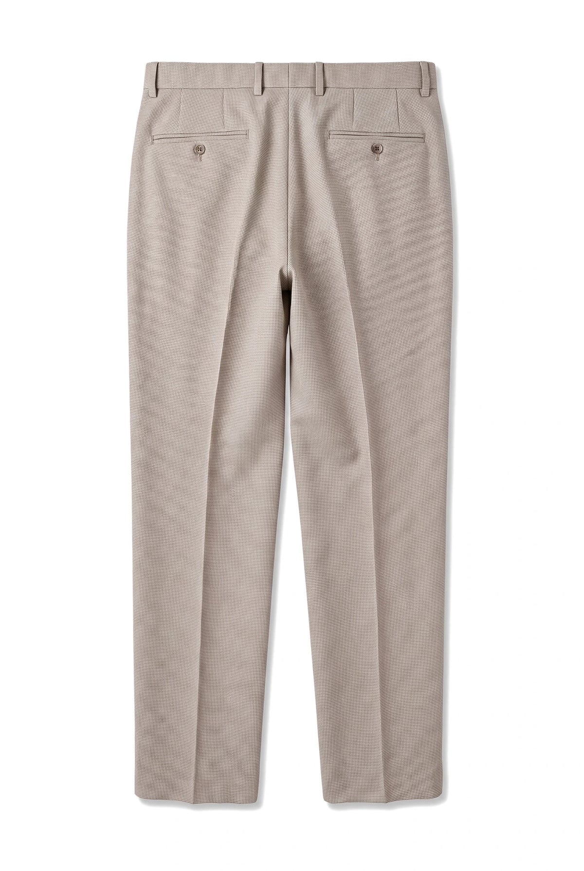 Mayfair - Herre Beige Birdseye Formelle Bukser