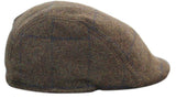 Marc Darcy TB4 Mens Tweed Vintage Retro Grandad Flat Caps Hats Peaky Blinders Check Classic