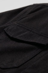 Herre sort bomuldstwilljakke - Trucker Overshirt