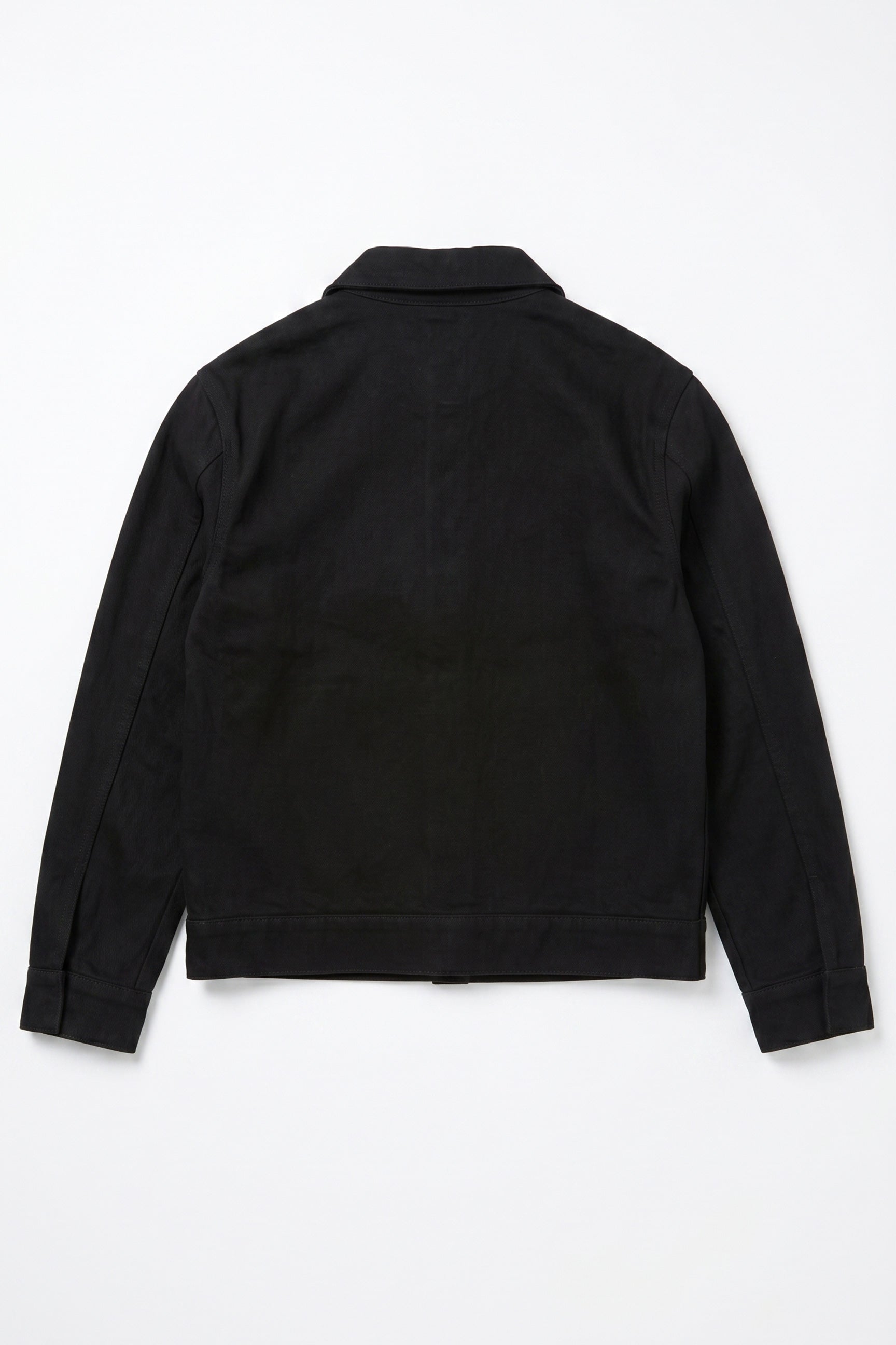 Herre sort bomuldstwilljakke - Trucker Overshirt