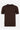 Herre brun strikket T-shirt med normal pasform og rund hals, korte ærmer