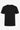 Klassisk sort bomulds-T-shirt til mænd