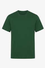 Klassisk grøn bomulds-T-shirt til mænd