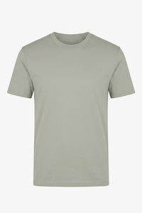 Klassisk grå bomulds-T-shirt til mænd