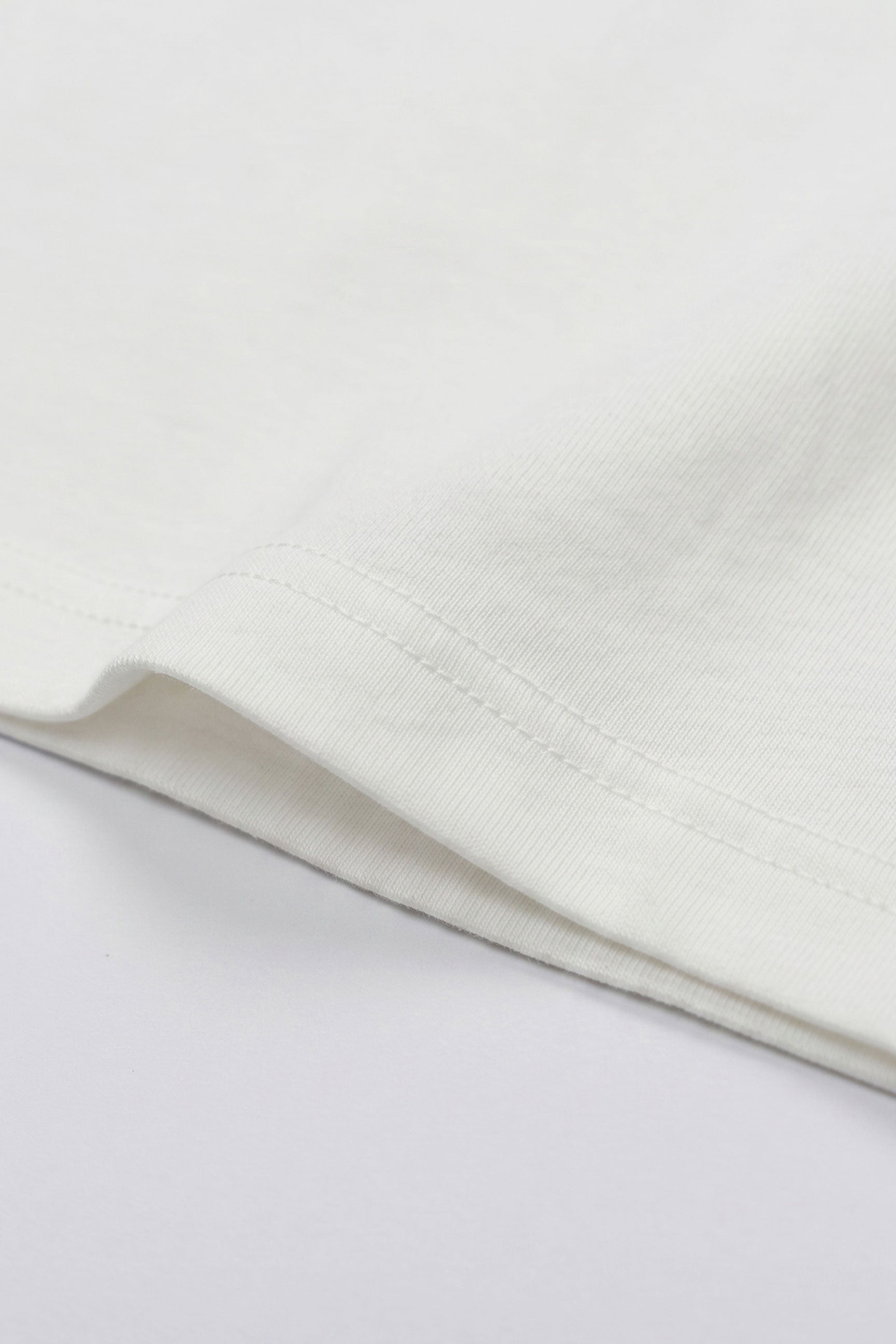 Klassisk herre-T-shirt i off-white bomuld
