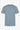 Klassisk himmelblå bomulds-T-shirt til mænd