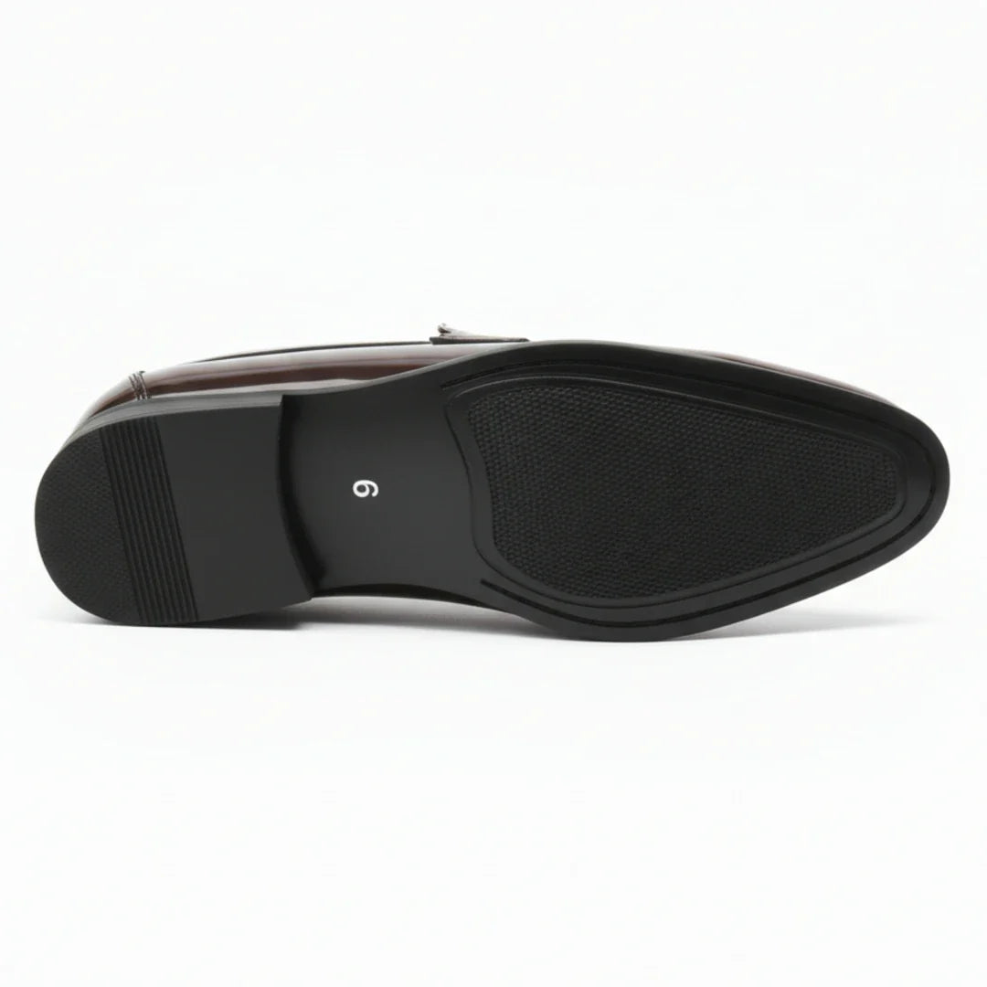 Herre Penny Loafers i imiteret læder